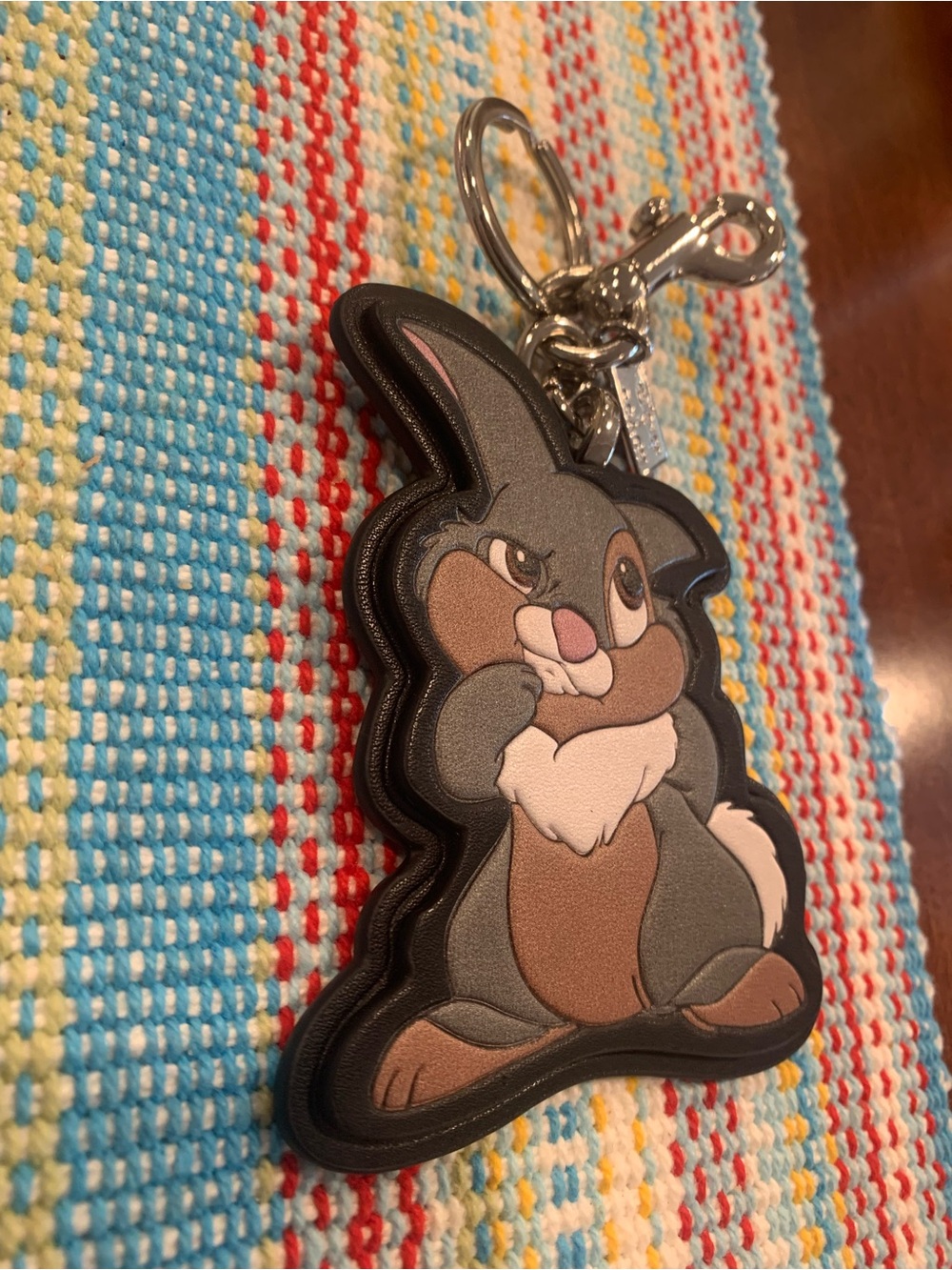 Coach Disney Thumper Keychain Bag Charm in Box - Picture 6 of 10